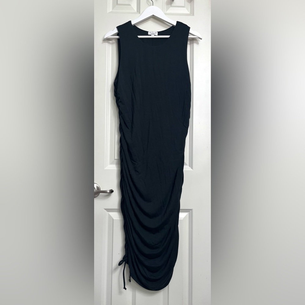 AVLN Studio Sleeveless Ruched Midi Dress NWOT